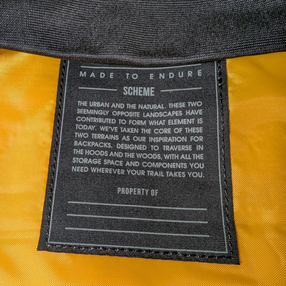 Element‎ Backpack Skateboard Camo and Gray with Yellow Accents Reflective - Picture 11 of 13